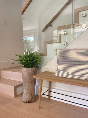
                  
                    Carved Wooden Planter
                  
                